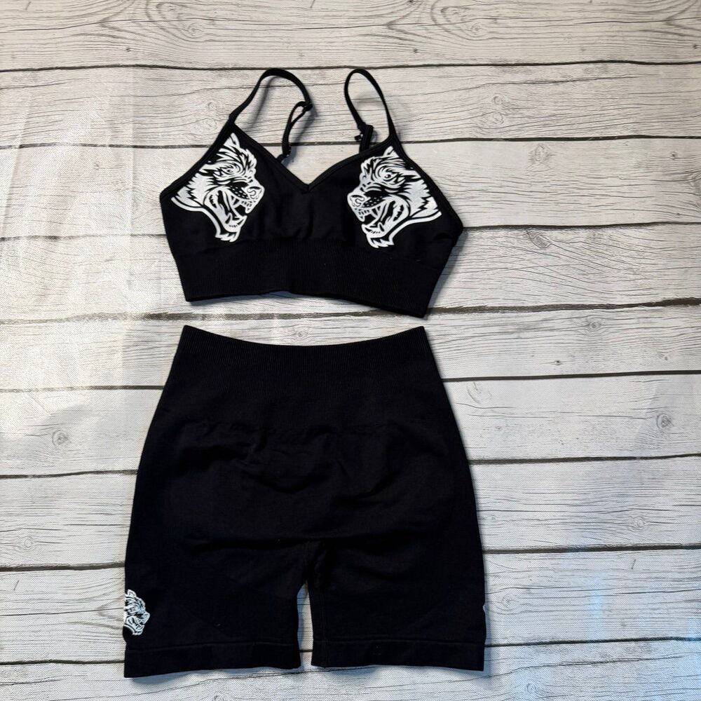 SHE Darc Sport black workout set